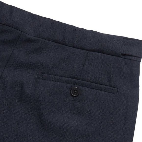 Banana Republic Slim Tapered Tuxedo Pants 38/32 Navy - Picture 7 of 7